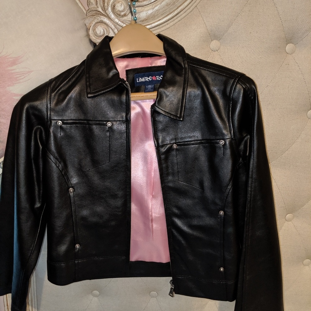 Faux Leather Jacket From Limited Too